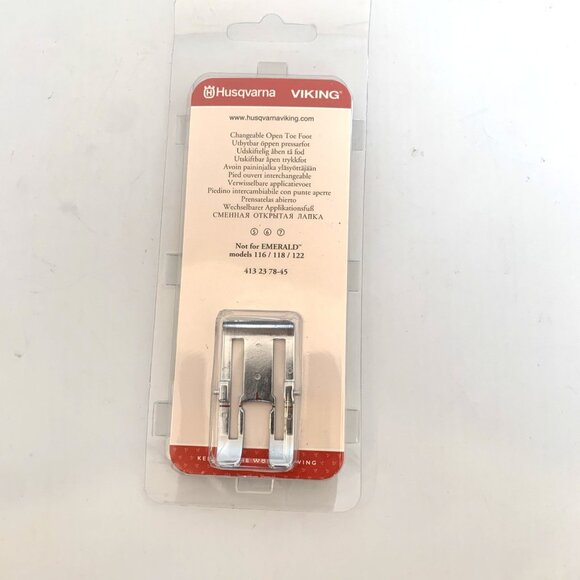 Husqvarna Viking Changeable Quilters Open Toe Foot 413237845 New Genuine - Picture 1 of 4